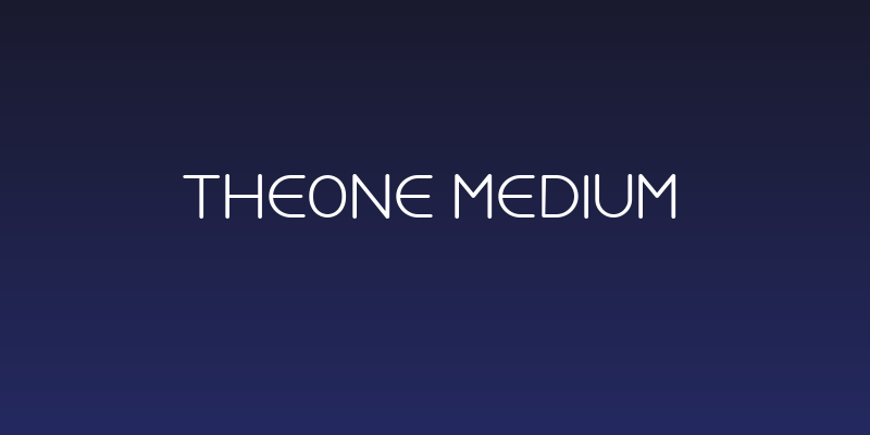 THEONE Medium Social Header