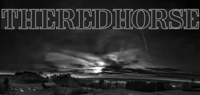 THEREDHORSE Font examples