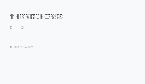 THEREDHORSE Business Card