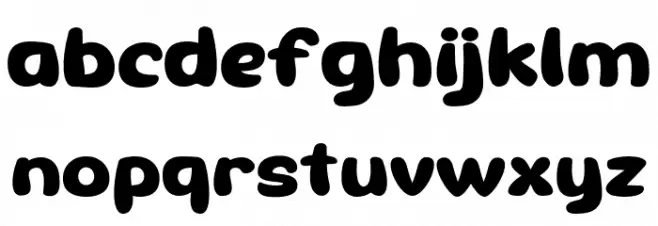 THEREN-Regular Schriftart Kleinbuchstaben