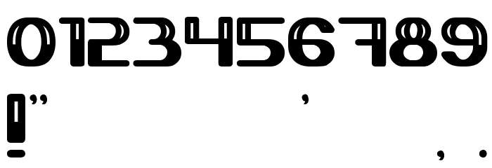 THERMOMETER Font OTHER CHARS