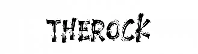 THEROCK  Free Fonts Download