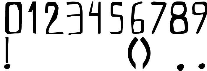 THESORDEN Font OTHER CHARS