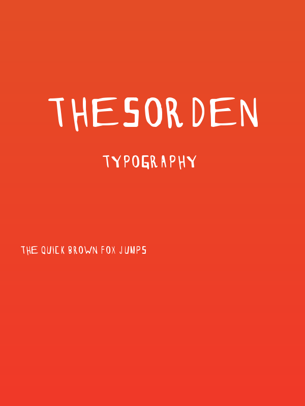 THESORDEN Poster