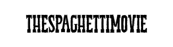 THESPAGHETTIMOVIE  les polices de caractères gratuit tlcharger