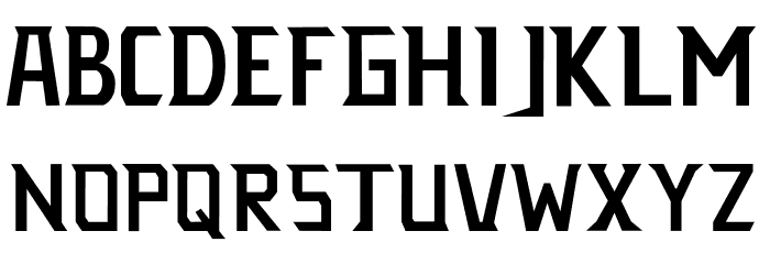 THETHREE Шрифта ВЕРХНИЙ