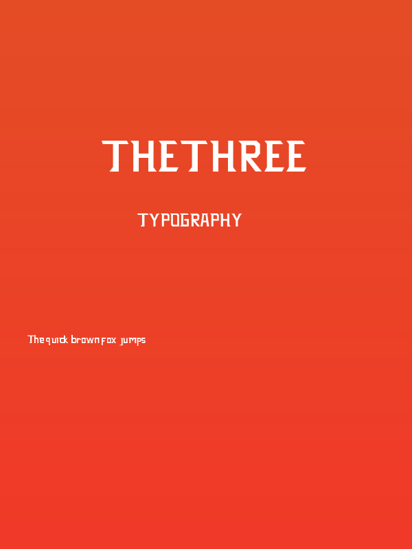 THETHREE Poster