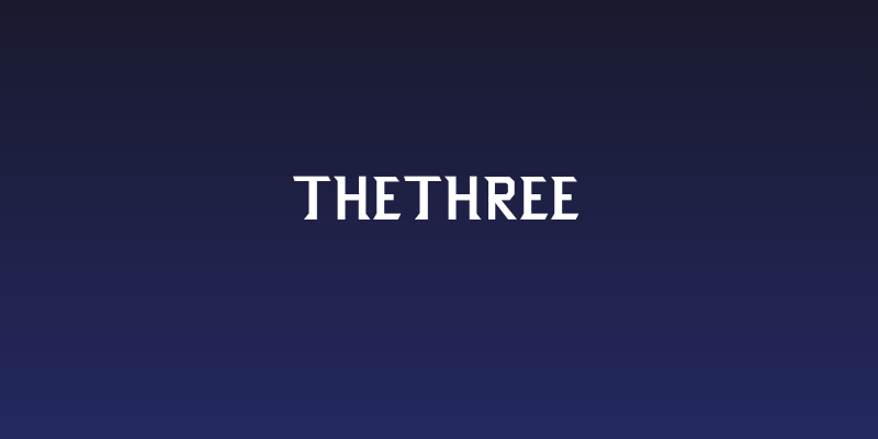 THETHREE Social Header
