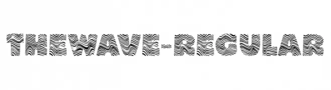 THEWAVE-Regular  font caratteri gratis