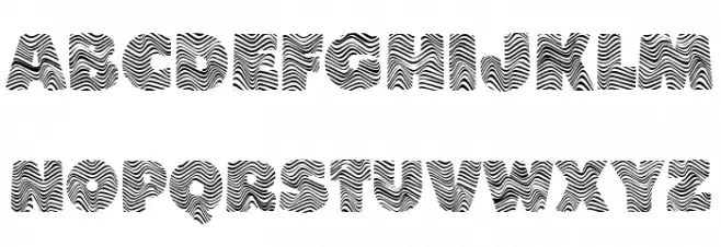 THEWAVE-Regular Fonte MAIÚSCULAS
