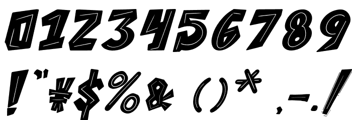 THEYGI Italic Font OTHER CHARS