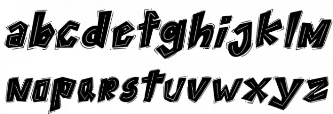 THEYGI Italic फ़ॉन्ट लोअरकेस