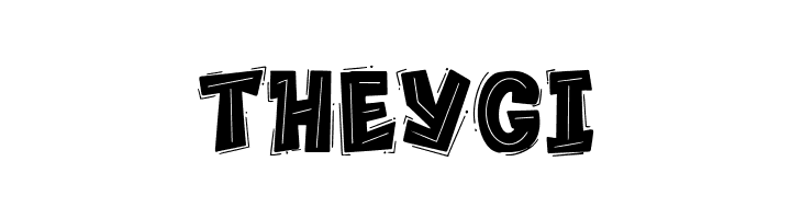 THEYGI  Free Fonts Download