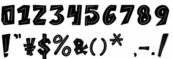 THEYGI Font OTHER CHARS