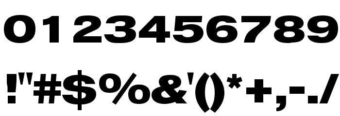 THE_DONALD Font OTHER CHARS