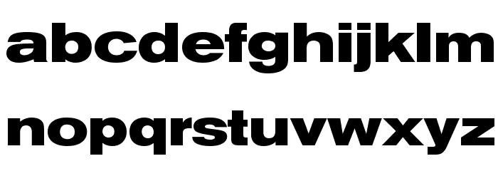 THE_DONALD Font LOWERCASE