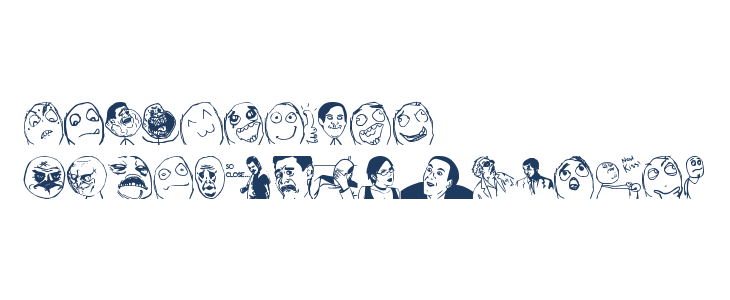 THEmemefont Other Characters