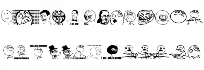 THEmemefont Fonte MAIÚSCULAS