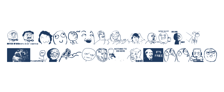 THEmemefont Lowercase