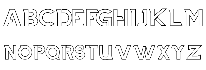 THIAGA DEMO Outline Font OTHER CHARS