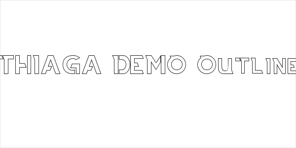 THIAGA DEMO Outline Logo