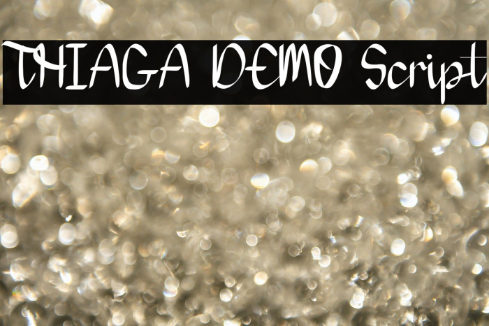 THIAGA DEMO Script Example 1