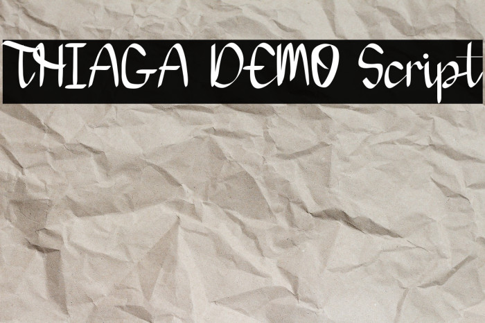 THIAGA DEMO Script Example 2
