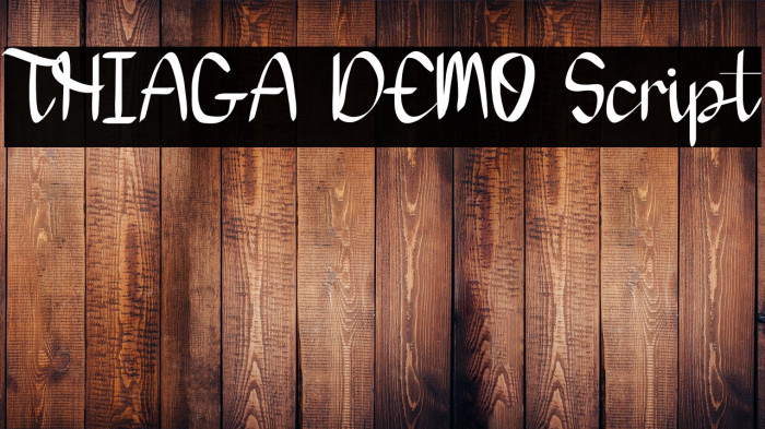 THIAGA DEMO Script Example 3