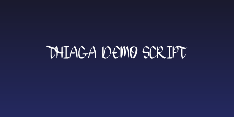 THIAGA DEMO Script Social Header