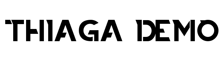 THIAGA DEMO  Descarca Fonturi Gratis