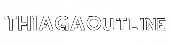 THIAGA Outline  Fuentes Gratis Descargar