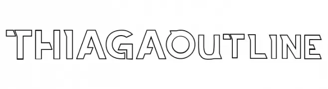 THIAGA Outline  Descarca Fonturi Gratis