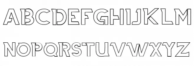 THIAGA Outline Fuentes MAYÚSCULAS