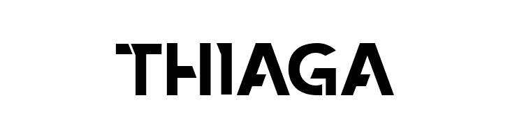 THIAGA  Descarca Fonturi Gratis