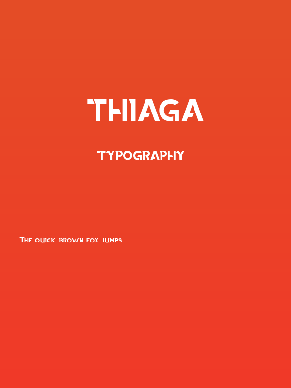 THIAGA Poster