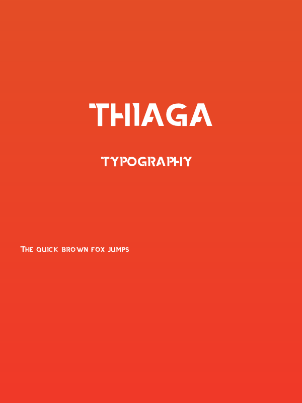 THIAGA Poster