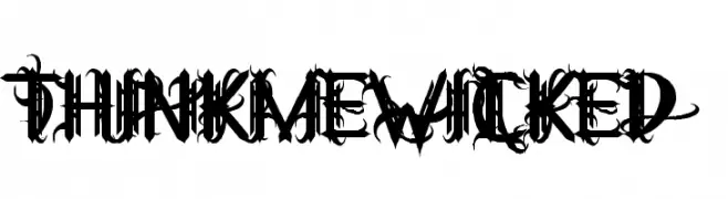 THINK ME WICKED  Скачать бесплатные шрифты