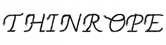 THINROPE  Frei Schriftart Herunterladen