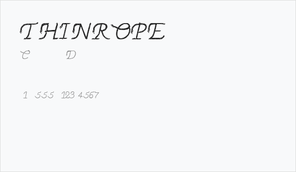 THINROPE Business Card