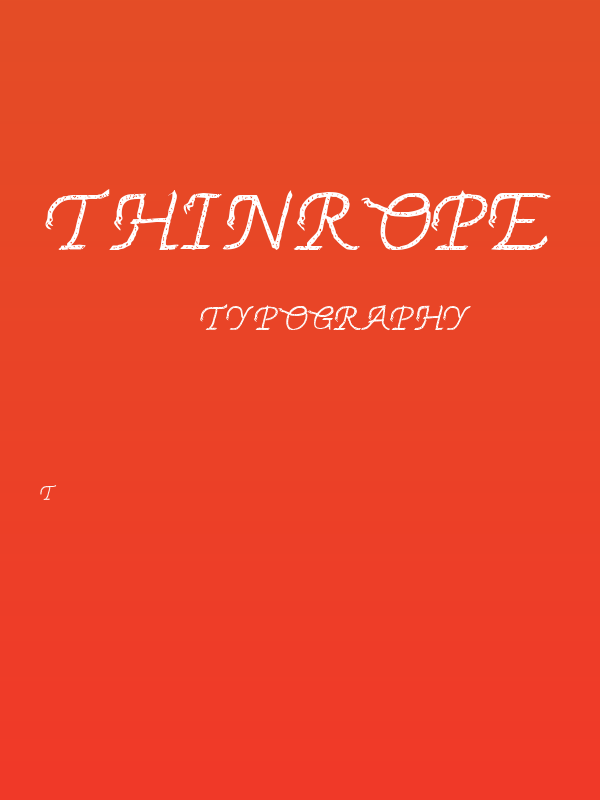 THINROPE Poster