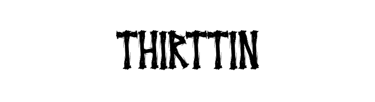 THIRTTIN  Frei Schriftart Herunterladen