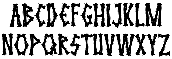 THIRTTIN Font LOWERCASE