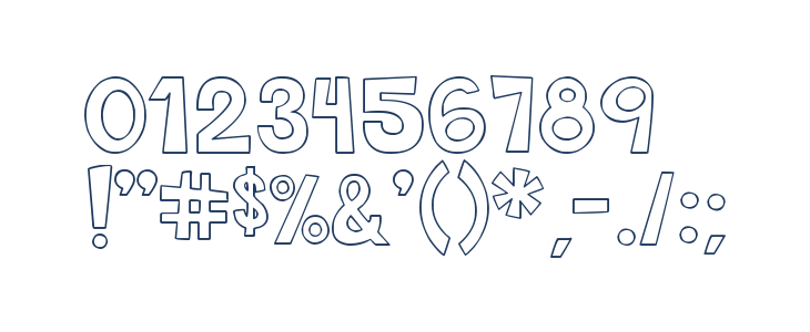 THIS FONT IS EMPTY1 Bold Other Characters