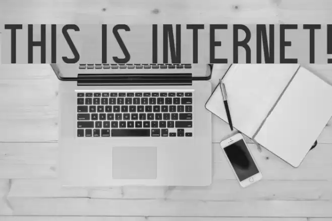 THIS IS INTERNET! Font examples