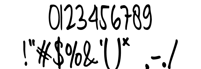THOERTIEN Font OTHER CHARS