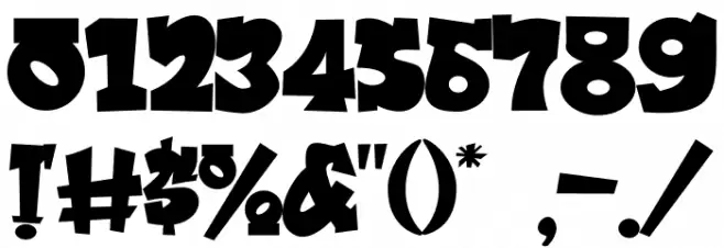 THOMAS Font OTHER CHARS