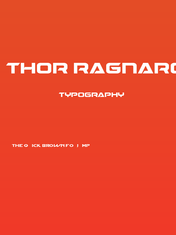 THOR Ragnarok Poster