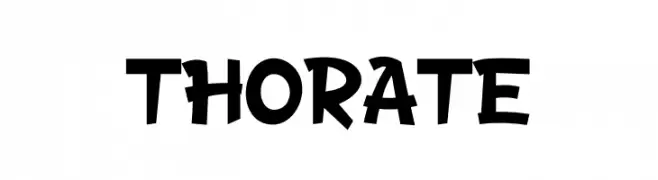 THORATE  Frei Schriftart Herunterladen