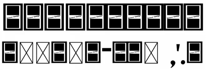 THORATE Font OTHER CHARS