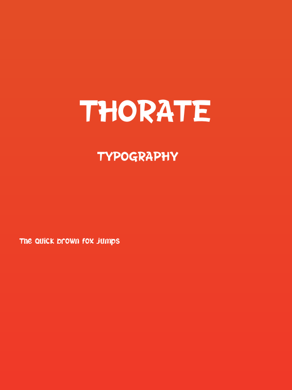 THORATE Poster